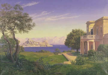 Villa mit Blick auf Capri